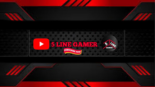 5 Line gamer banner