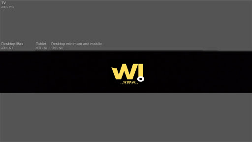 world information banner