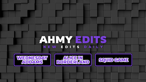 Ahmy Edits banner