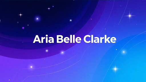 Aria Belle Clarke banner