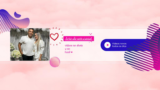Arte de um casal banner