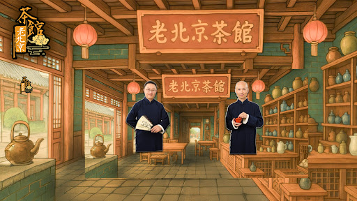 老北京茶館 - 幽默時政 banner