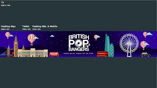 British Pop Bangers banner