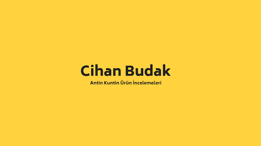 Cihan Budak banner