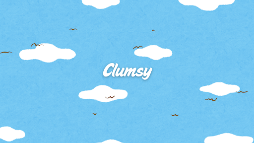 Clumsy banner
