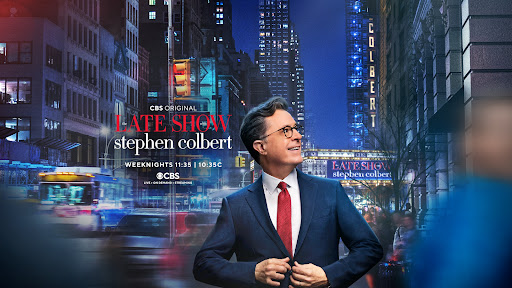 The Late Show with Stephen Colbert banner