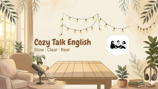 Cozy Talk English banner