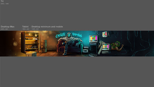 Create Gaming banner