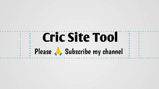 Cric Site Tool  banner