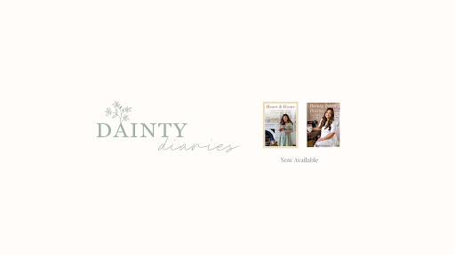 Dainty Diaries banner
