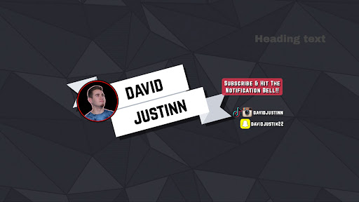 Davidjustinn banner