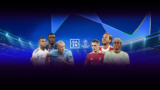 DAZN UEFA Champions League banner