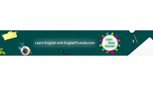 Learn English with English7Levels banner