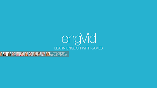 ENGLISH with James · engVid banner