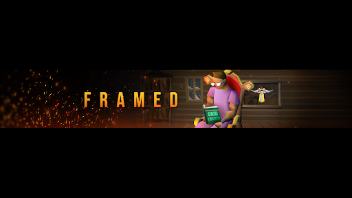 Framed banner