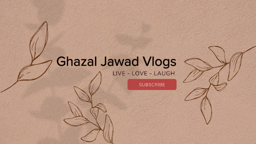 Ghazal Jawad Vlogs banner