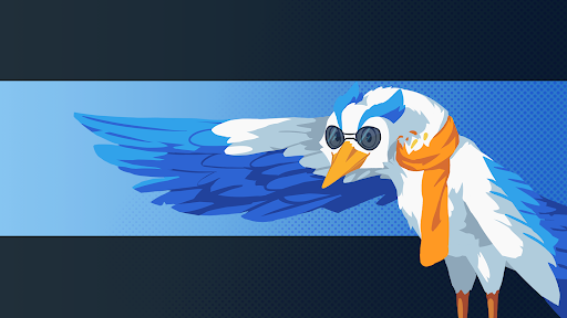 Great Blue banner