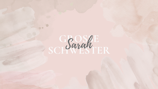 Große Schwester Sarah banner