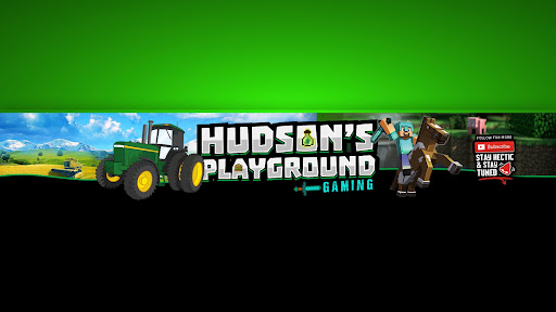 Hudson's Playground Gaming banner