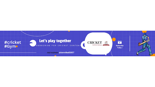 Cricket With Nihal banner