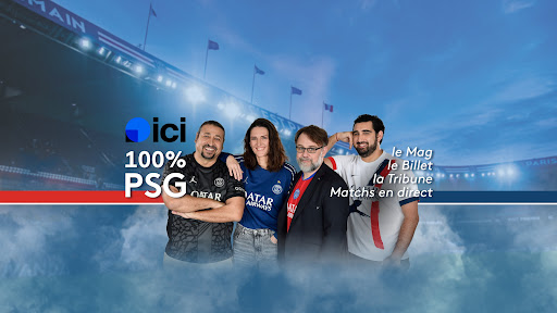 100% PSG - ICI Paris Ile-de-France banner