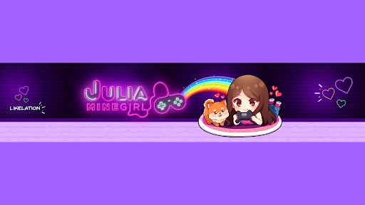 Julia MineGirl banner