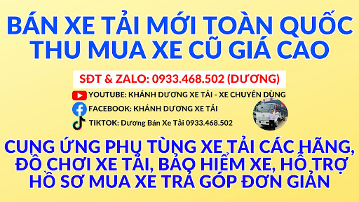 Khánh Dương Xe Tải - Xe Chuyên Dùng banner