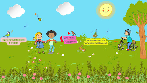 Kinderlieder zum Mitsingen und Bewegen banner