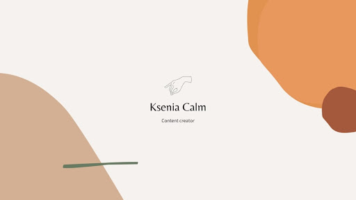Ksenia Calm banner