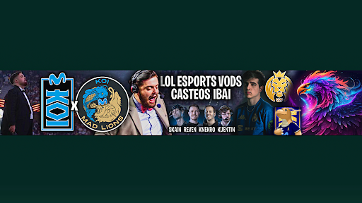 LOL ESPORTS VODS ESPAÑOL CASTEOS IBAI banner