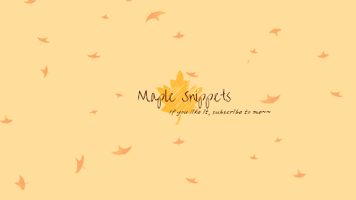 Maple Snippets banner