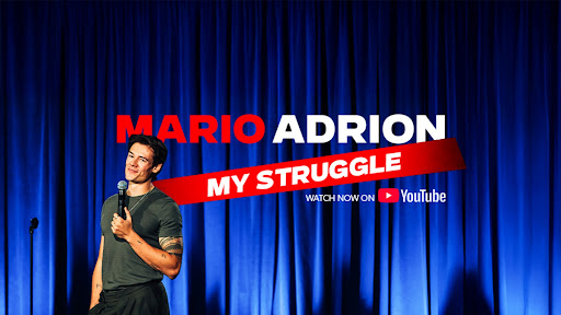 Mario Adrion Comedy banner