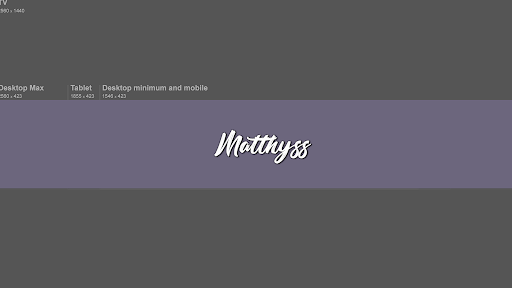 Matthyss banner