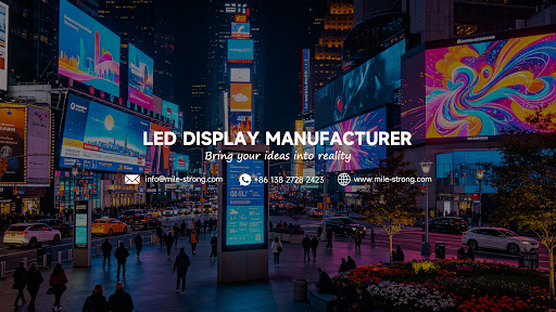 MileStrong—LED display factory banner