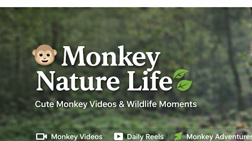 Monkey Nature Life banner