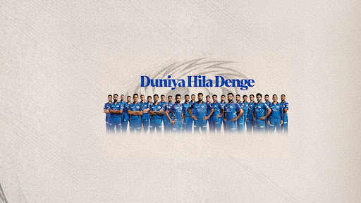 Mumbai Indians banner