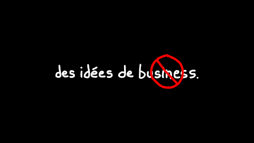 no business. banner