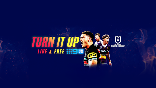 NRL on Nine banner