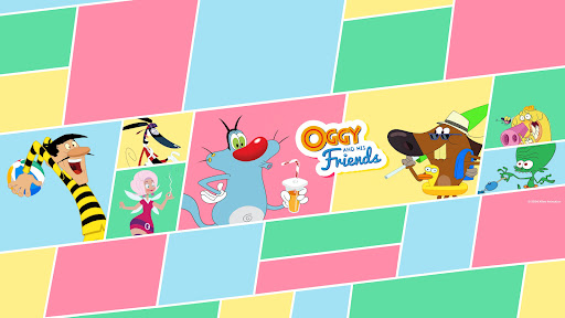 Oggy & his friends banner