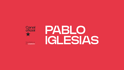 Pablo Iglesias banner