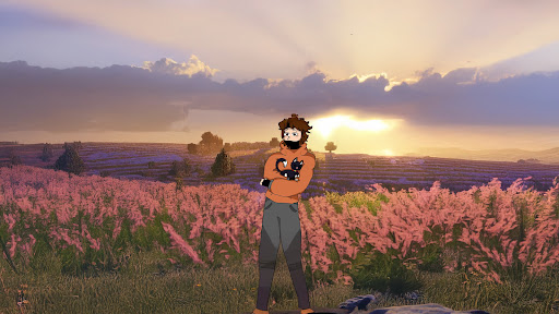 Peach banner