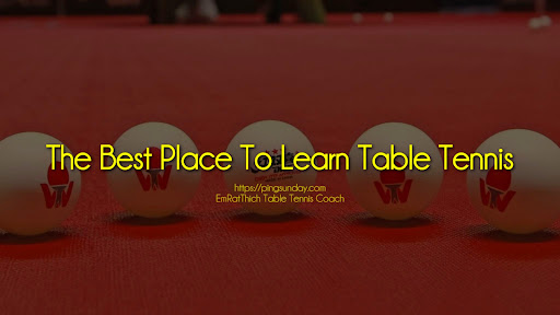 table tennis "PingSunday EmRatThich" banner