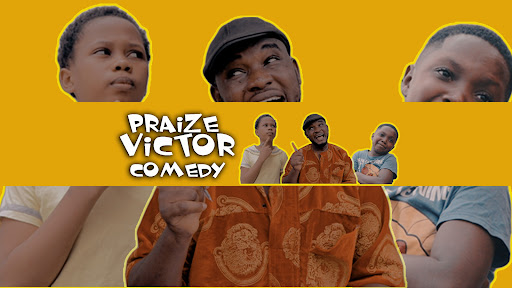 Praize Victor  Comedy banner