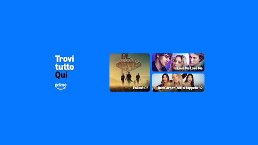 Amazon Prime Video Italia banner