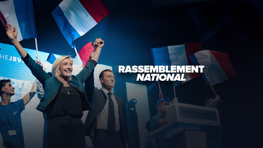 Rassemblement National banner