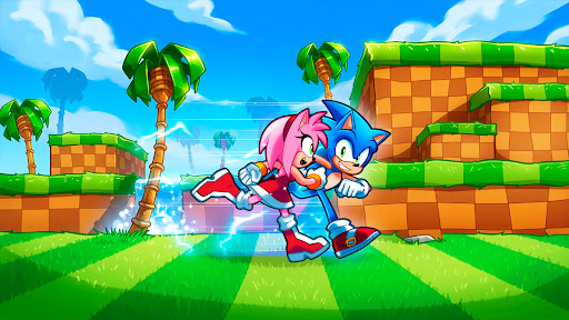 Sonic e Amy banner