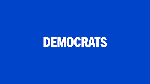 The Democrats banner
