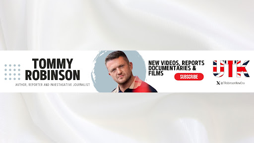 Tommy Robinson banner