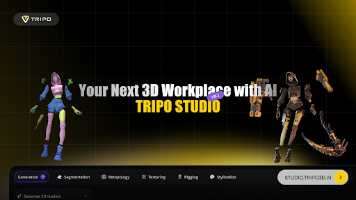 Tripo AI banner