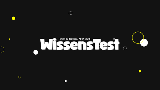 Wissenstest banner